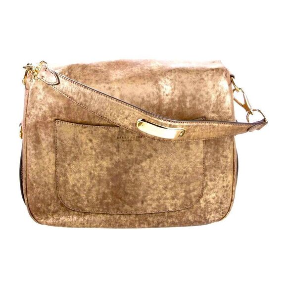 Ralph Lauren  Spring  2015 Collection Gold Luster Vachetta Hunting Messenger Bag - Picture 10 of 16